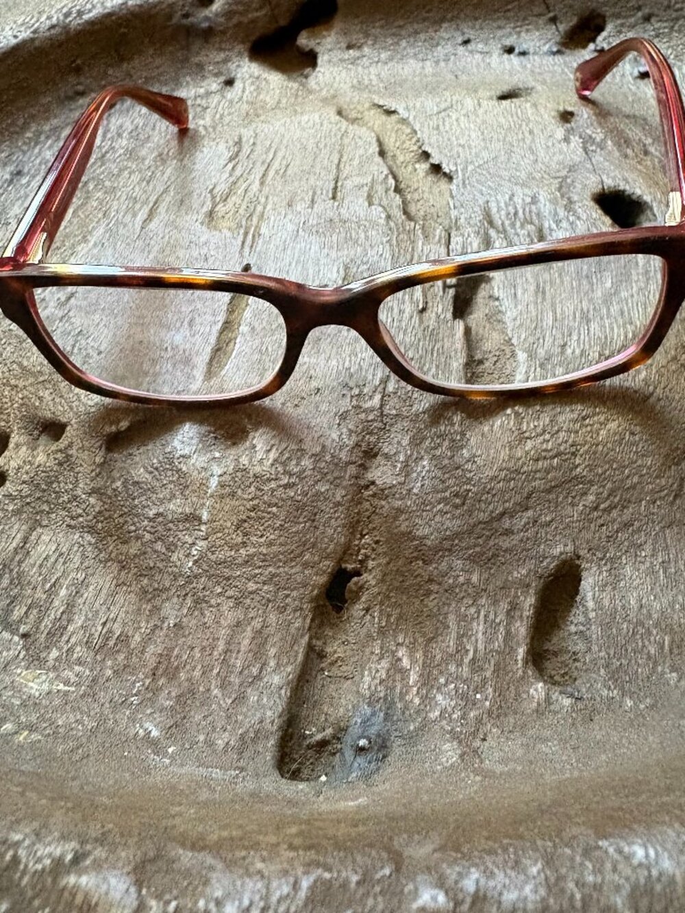 Coach Brooklyn HC 6040 pink tortoise women's eyeglass frames 52-16-135 [READ]